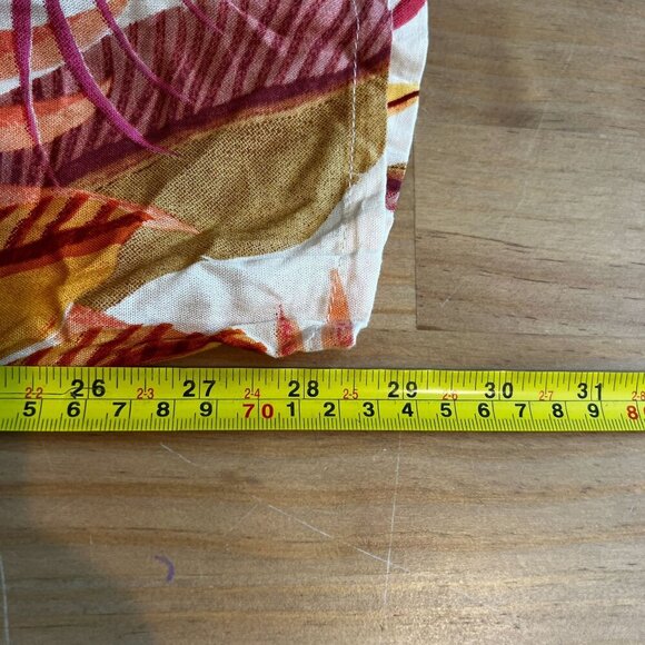 True Destination Womens Wide Leg Resort Pants XTRA-LARGE Orange Palm - Picture 8 of 8